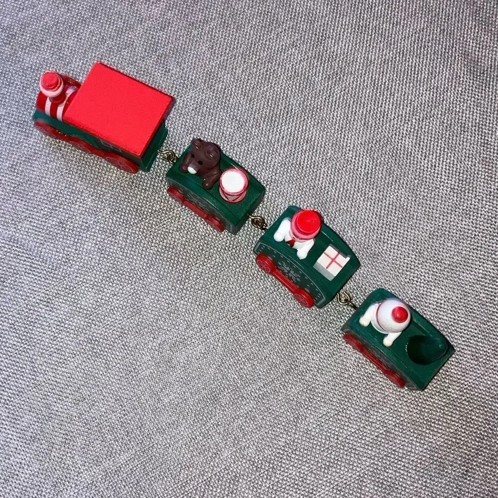 Wood Toy Train Set - Picture 4 of 6